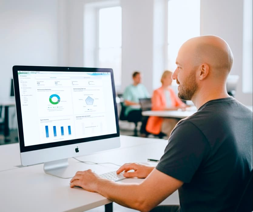 JustScore dashboard preview